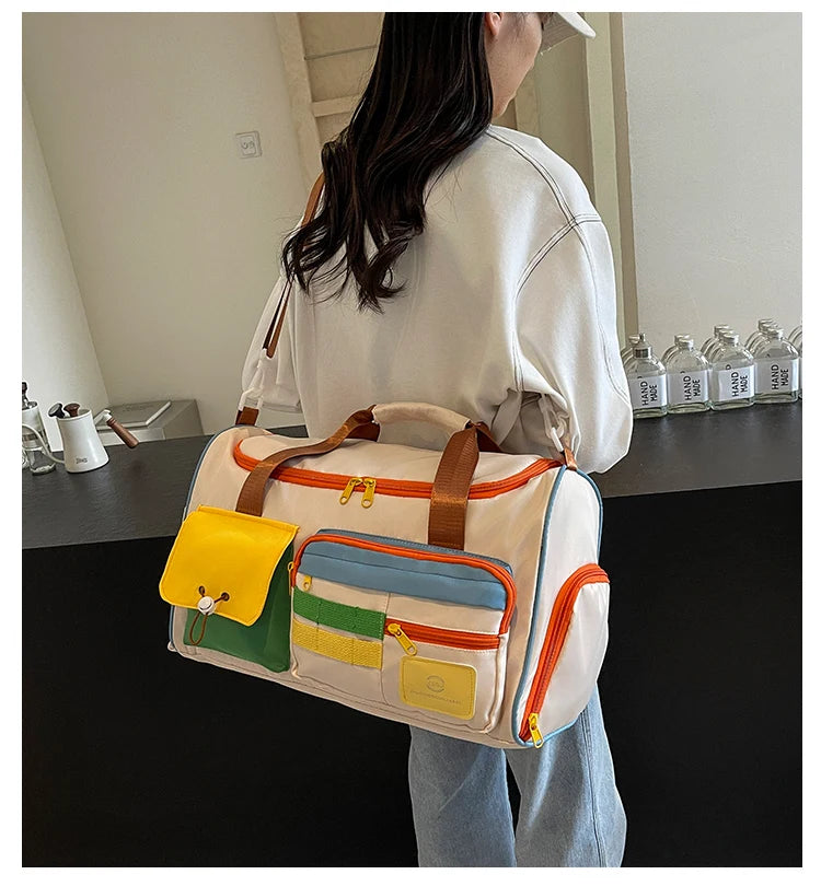 Summer Travel Tote Bag With Fitness Style For Men And Women