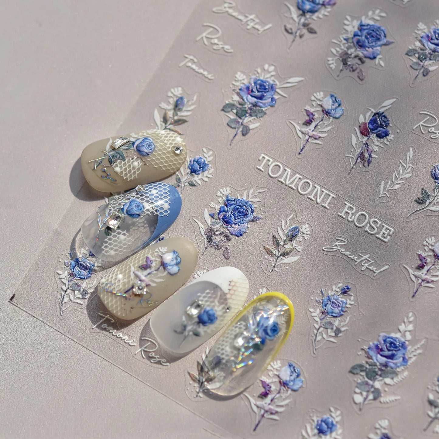 3D Gold Flower Nail Stickers For Fall Nails Inspiration And Luxury Nail Styling