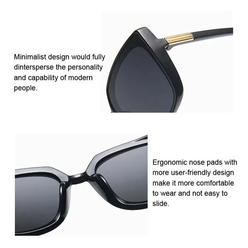 Retro Glamour Cat Eye Eyewear for Stylish Ladies