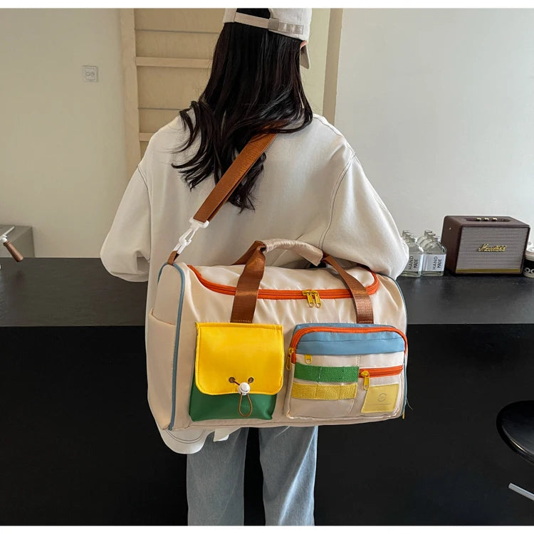 Summer Travel Tote Bag With Fitness Style For Men And Women