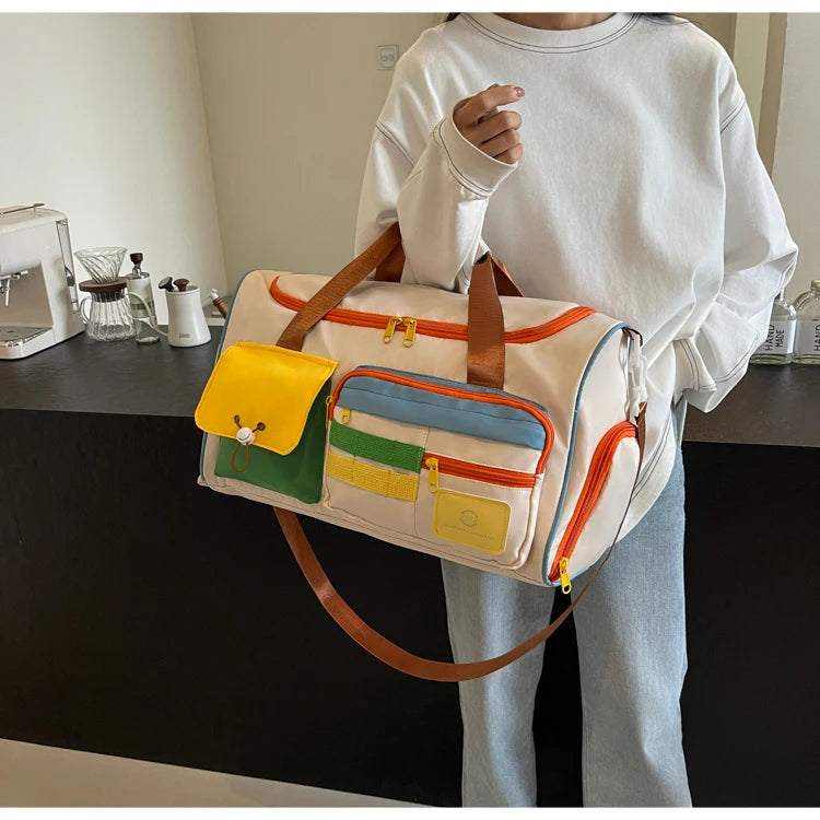 Summer Travel Tote Bag With Fitness Style For Men And Women