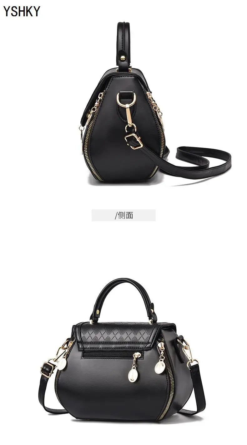 Chic Shoulder Bag In Genuine Leather For Outfits Fashion And Soft Girl Vibes