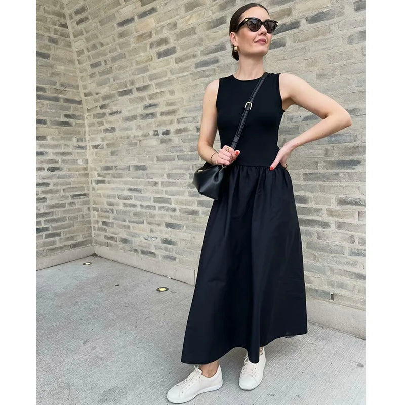 Cherry Coded Boho Chic Summer Dress – 2025 Women's Slim Fit, Elegant Holiday Streetwear