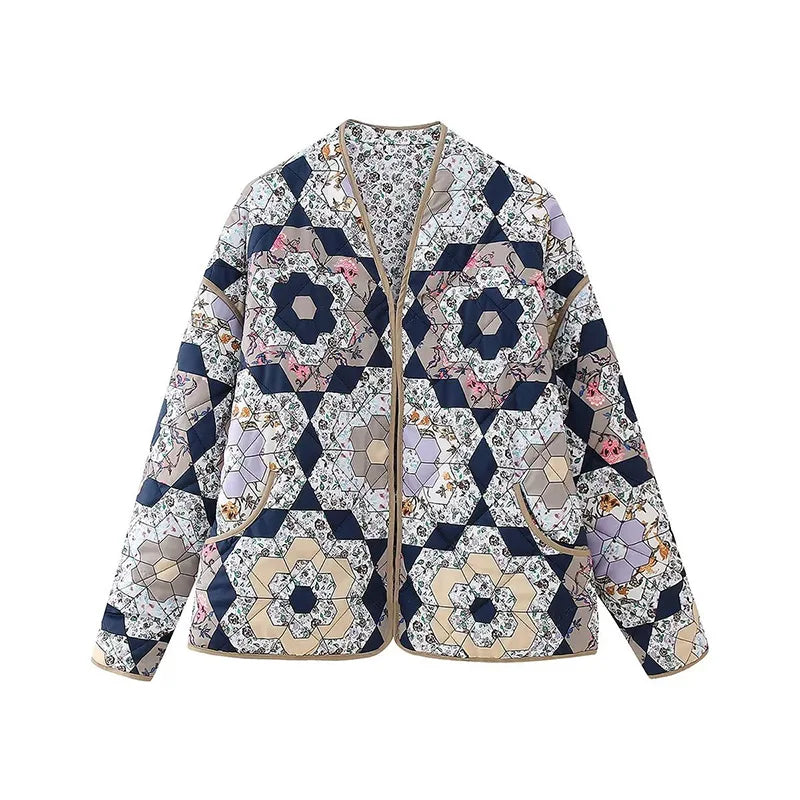 Winter Outfit Inspiration V Neck Boho Coat With Long Sleeves For Casual Styling