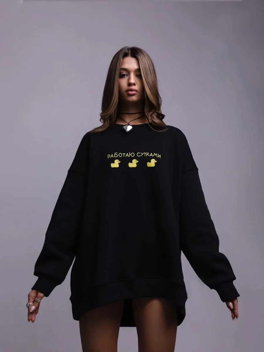 Oversized Graphic Sweatshirt For Women 2025 Fall Outfits Style