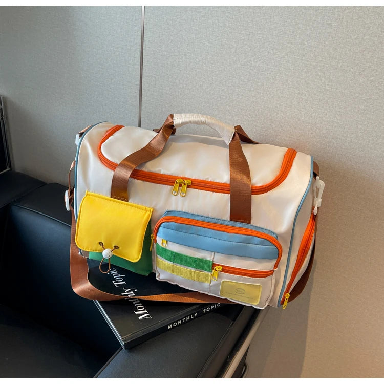 Summer Travel Tote Bag With Fitness Style For Men And Women