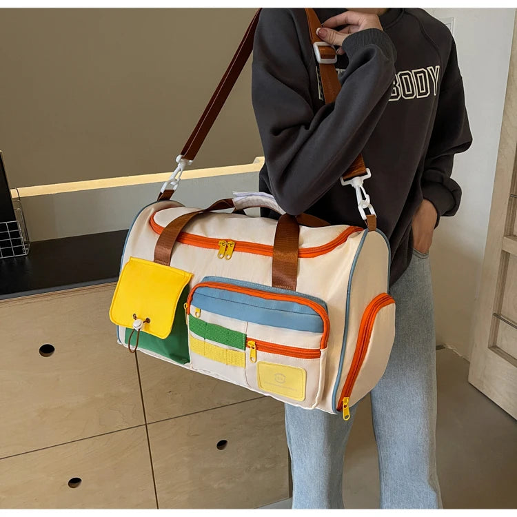Summer Travel Tote Bag With Fitness Style For Men And Women