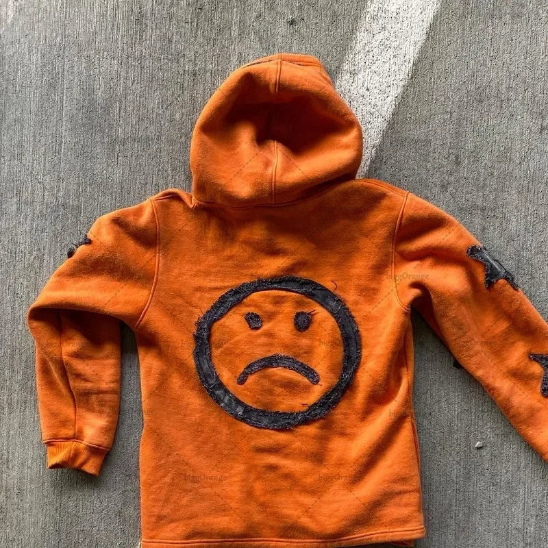 Y2K Retro Street Hoodie Women Fall Outfit 2025