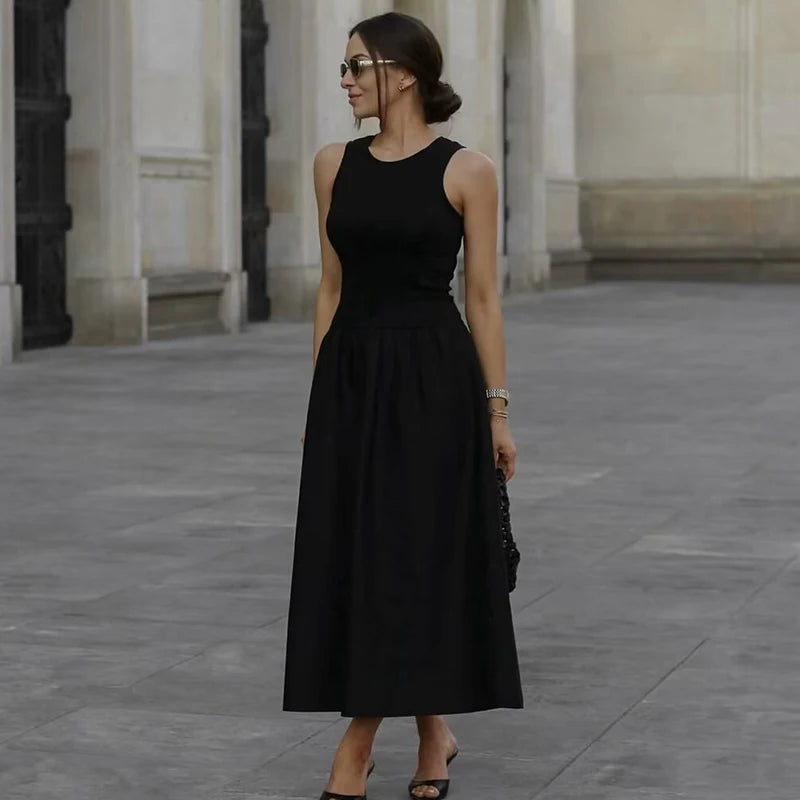 Cherry Coded Boho Chic Summer Dress – 2025 Women's Slim Fit, Elegant Holiday Streetwear