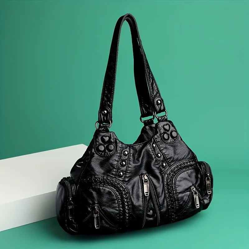 Classic Designer Crossbody Bag With Layered Storage Handbags Style
