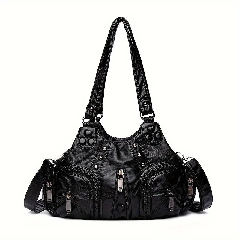 Classic Designer Crossbody Bag With Layered Storage Handbags Style