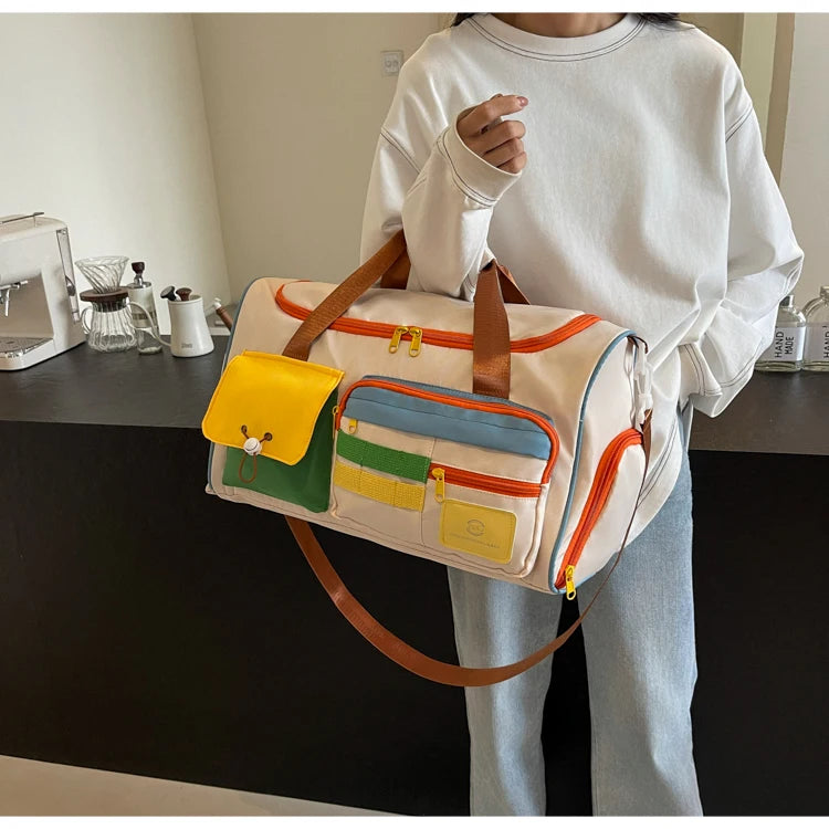 Summer Travel Tote Bag With Fitness Style For Men And Women