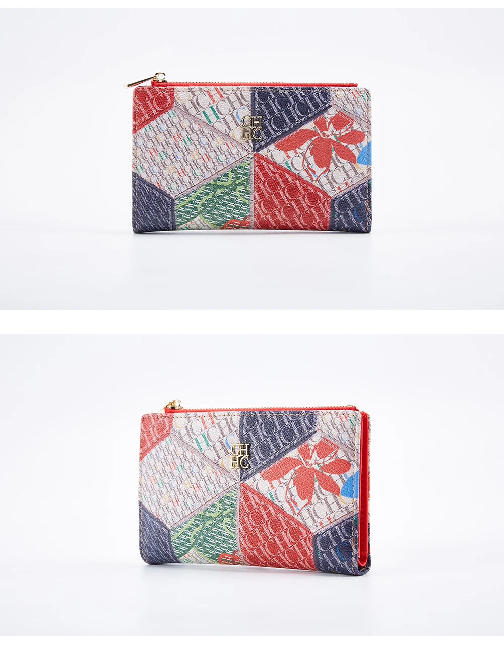 Retro Cartoon Print Long Wallet With Classic Style and Fashionably Simple Large Capacity Design