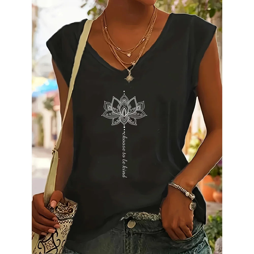Summer Style Women's T-shirt Summer Tops