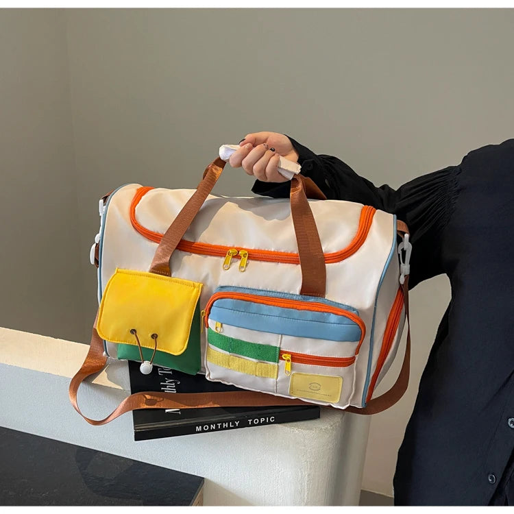 Summer Travel Tote Bag With Fitness Style For Men And Women
