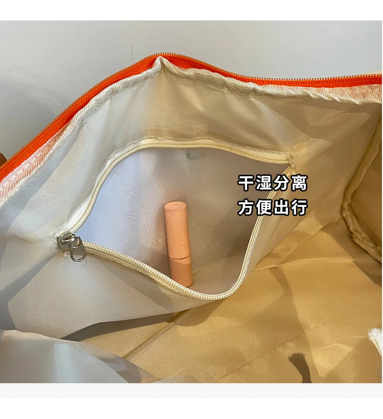 Summer Travel Tote Bag With Fitness Style For Men And Women