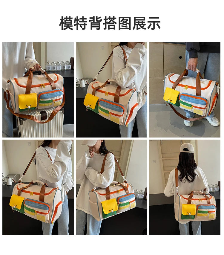 Summer Travel Tote Bag With Fitness Style For Men And Women