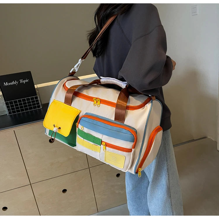 Summer Travel Tote Bag With Fitness Style For Men And Women