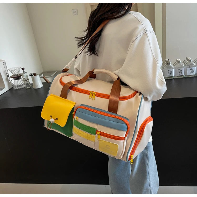 Summer Travel Tote Bag With Fitness Style For Men And Women