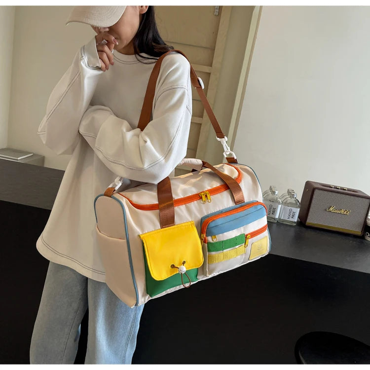 Summer Travel Tote Bag With Fitness Style For Men And Women