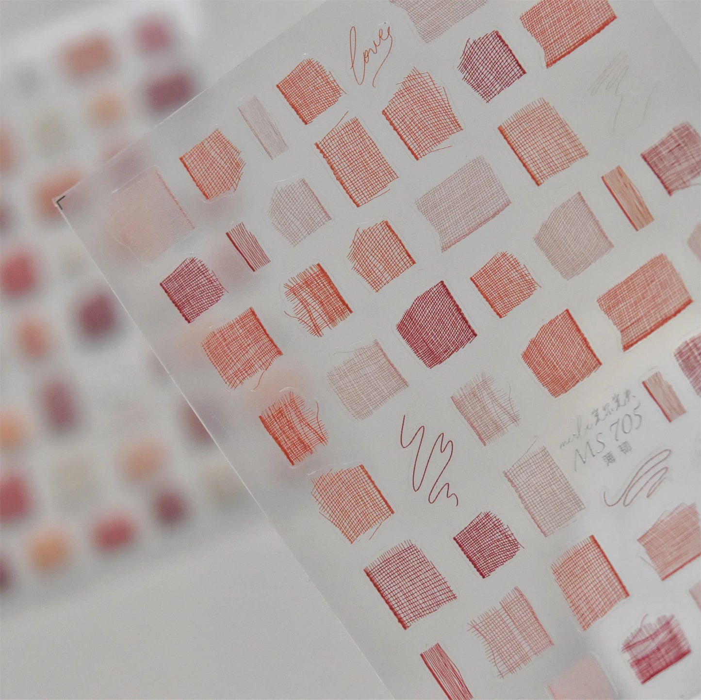 White Wave Line Nail Decals For Autumn Nails Looks And Manicure Design Ideas