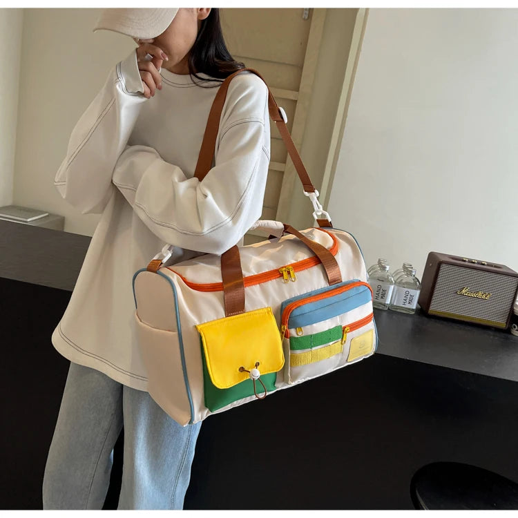 Summer Travel Tote Bag With Fitness Style For Men And Women