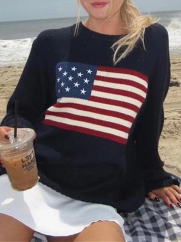 Retro Vibes Winter Sweater