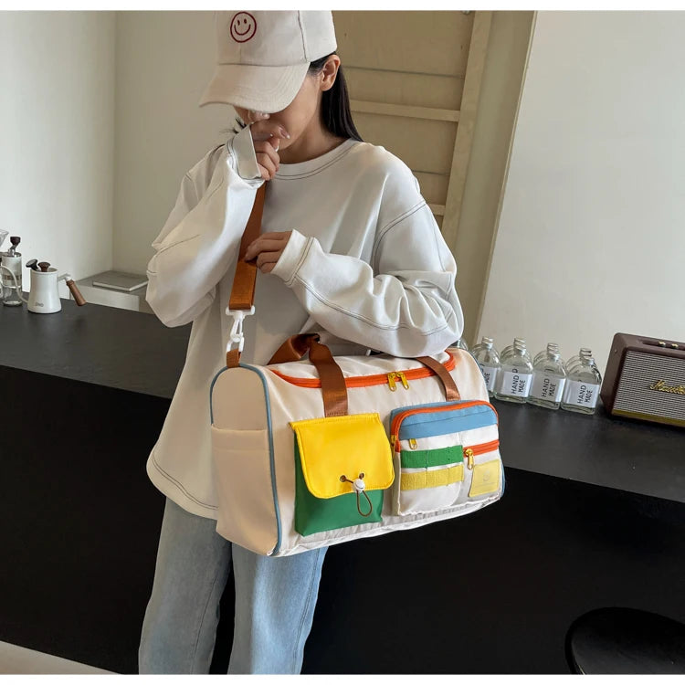 Summer Travel Tote Bag With Fitness Style For Men And Women
