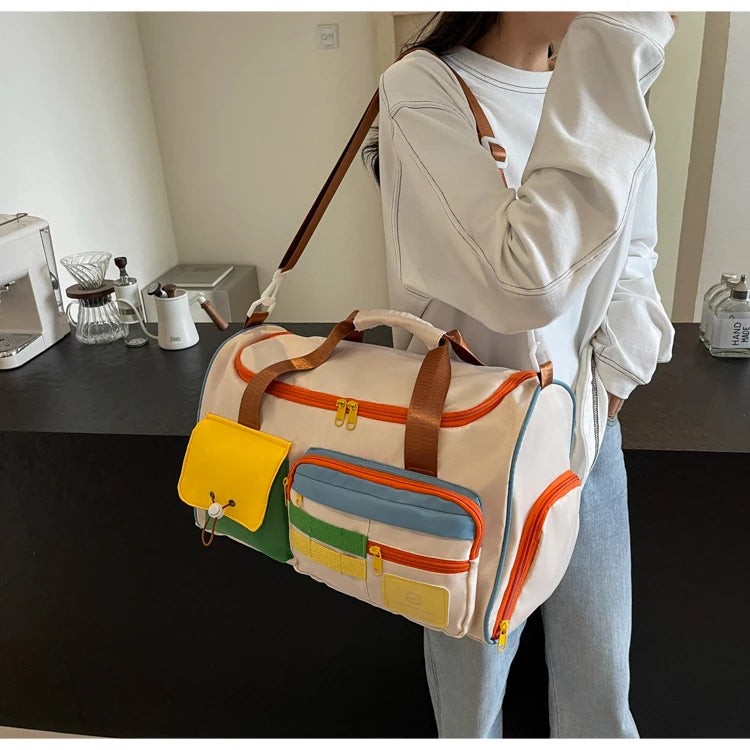 Summer Travel Tote Bag With Fitness Style For Men And Women