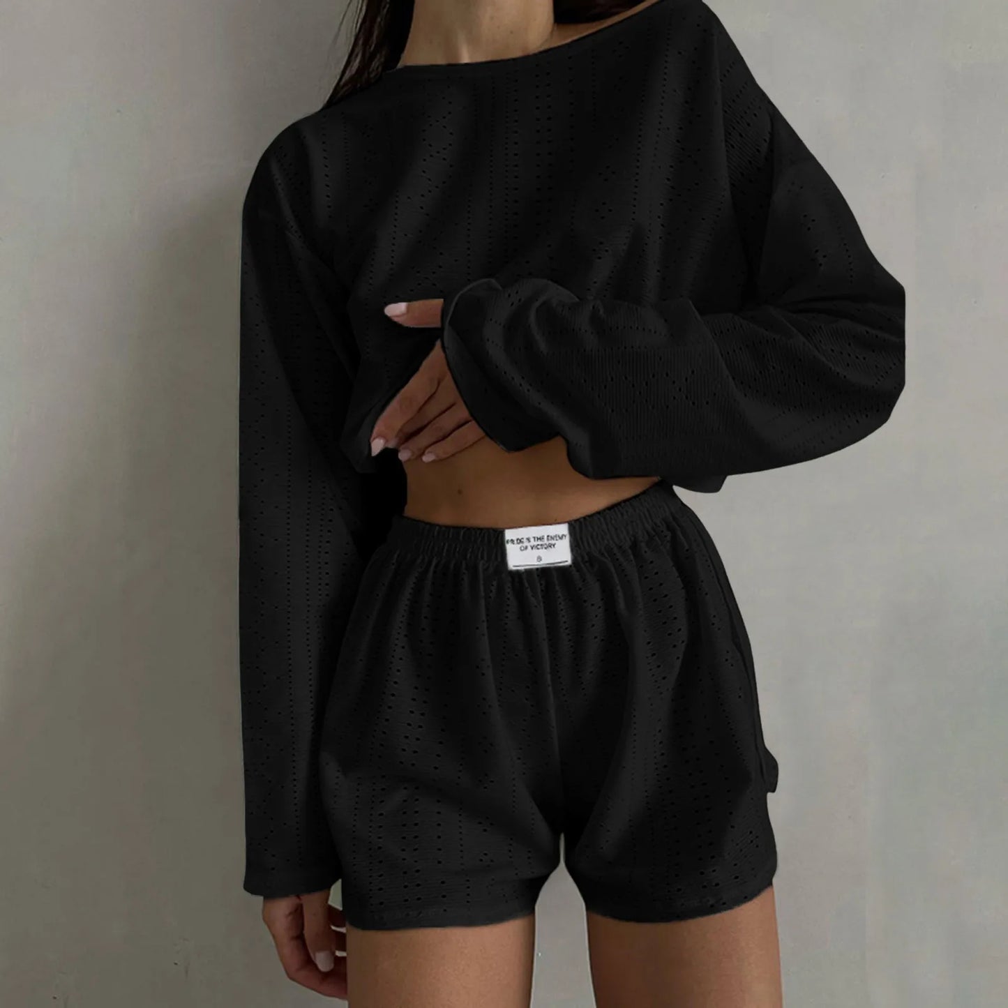 Summer Outfit Set Featuring O Neck Shirt And Casual Shorts For Beach Days