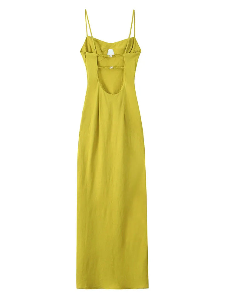 Sexy Slimming Hollow Out Suspender Dress – European and American Style Women's Mini Dress