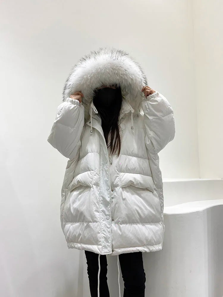 Elegant Chill Duck Down Outerwear Parkas
