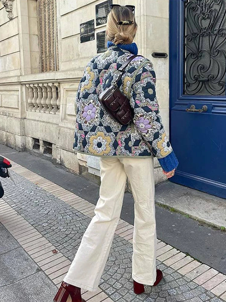 Winter Outfit Inspiration V Neck Boho Coat With Long Sleeves For Casual Styling