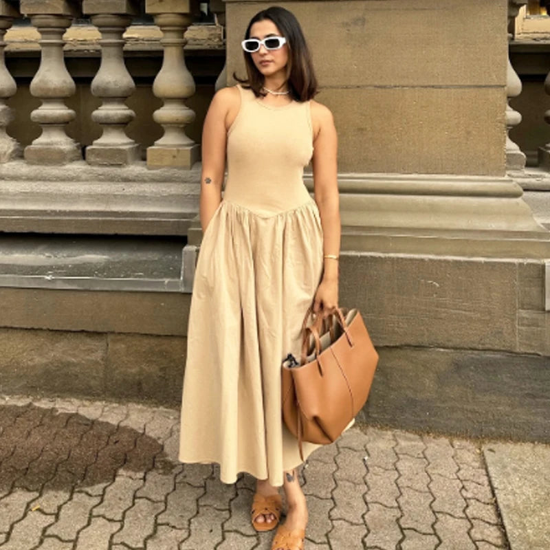 Y2K Inspired Sleeveless Dress For Spring Outfits Casual And Chic