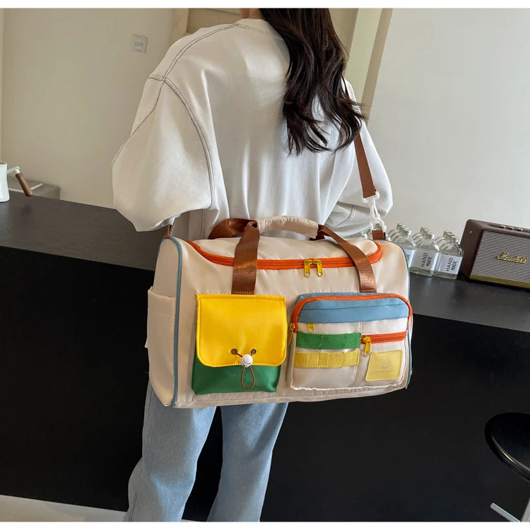 Summer Travel Tote Bag With Fitness Style For Men And Women