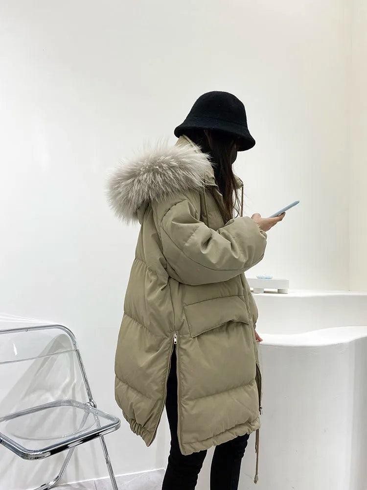 Elegant Chill Duck Down Outerwear Parkas