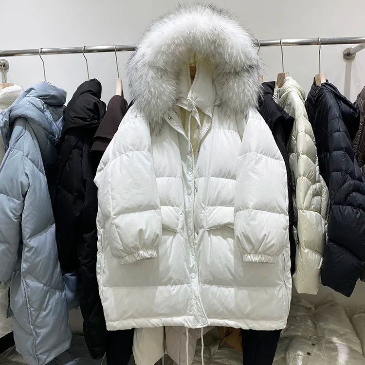 Elegant Chill Duck Down Outerwear Parkas