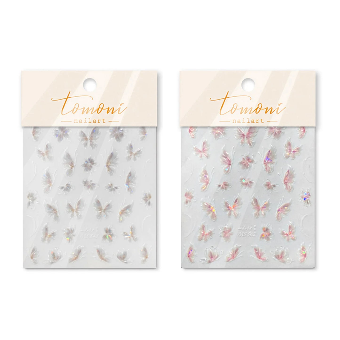 Elegant Fall Nail Art Stickers With Aurora Butterflies For Seasonal Nail Inspiration