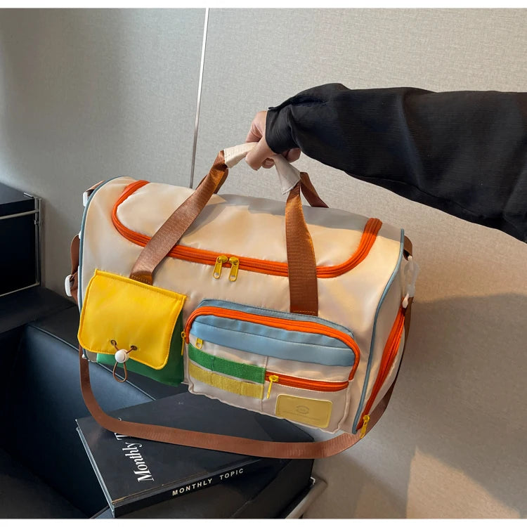 Summer Travel Tote Bag With Fitness Style For Men And Women