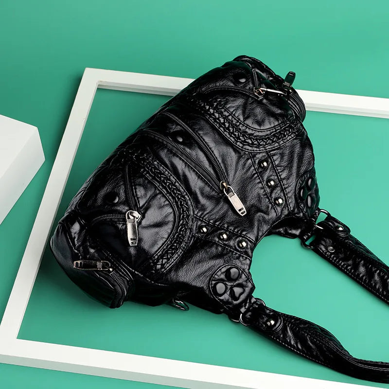 Classic Designer Crossbody Bag With Layered Storage Handbags Style