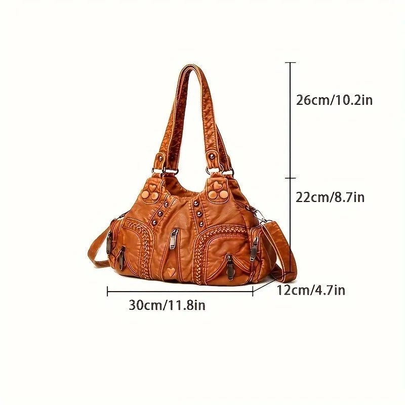 Classic Designer Crossbody Bag With Layered Storage Handbags Style