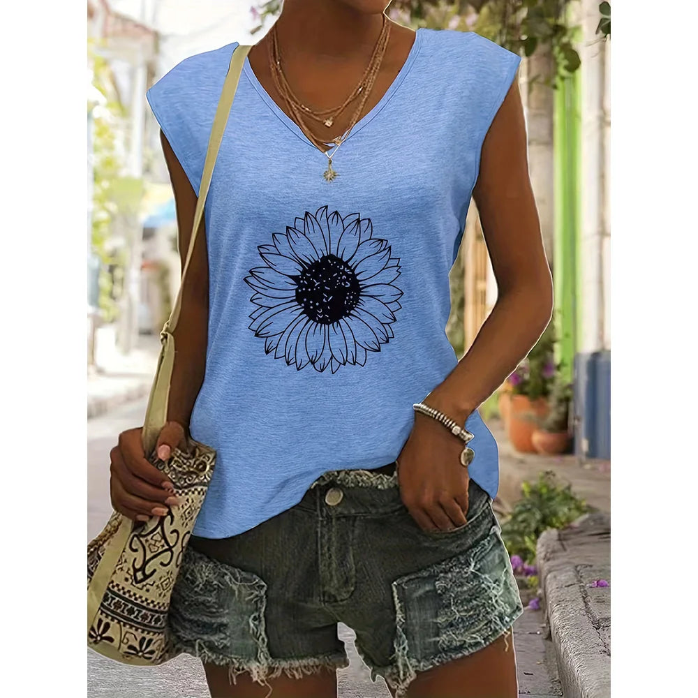 Summer Style Women's T-shirt Summer Tops