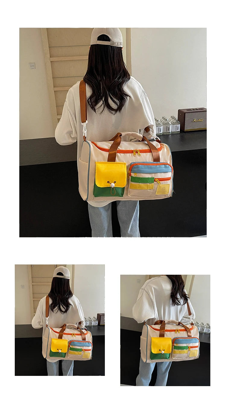 Summer Travel Tote Bag With Fitness Style For Men And Women