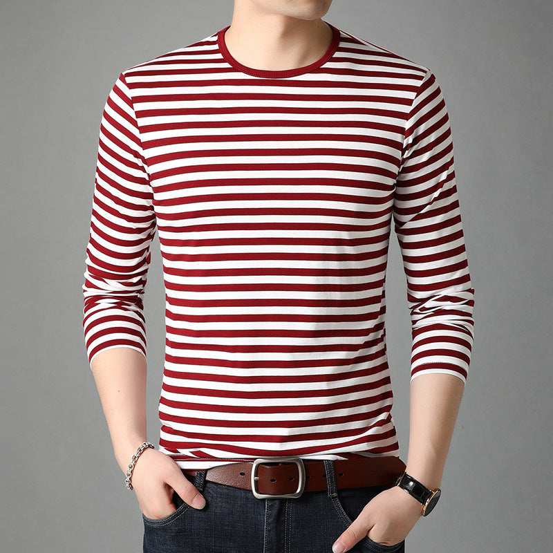 Urban Nostalgia: Spring Striped Sweatshirt