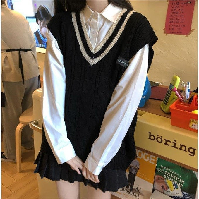 Knit Fashion Vest
