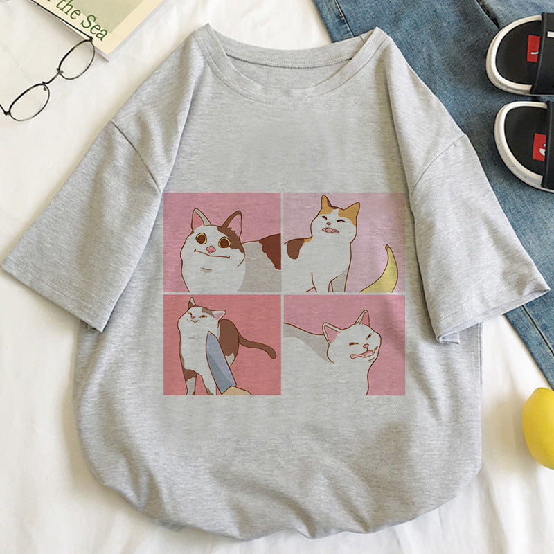 Harajuku Pop: Cartoon Graphic T-Shirt