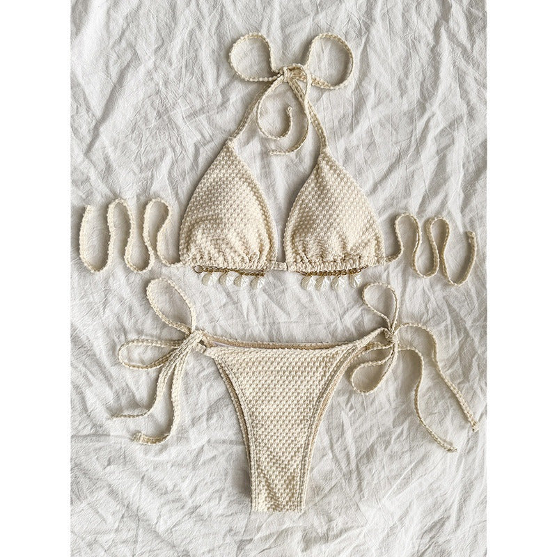 Amalfi Coast Vibe: Sweet Garment Hanging Bikini