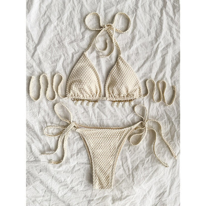 Amalfi Coast Vibe: Sweet Garment Hanging Bikini