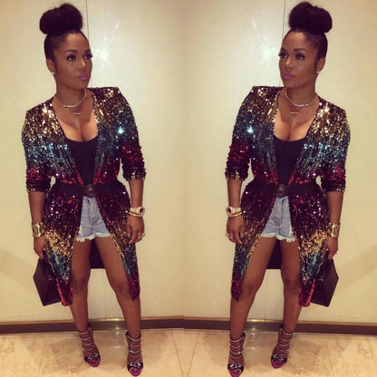 Elegant Enigma Sequin Jacket