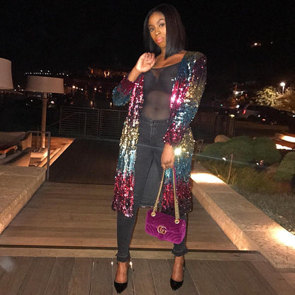 Elegant Enigma Sequin Jacket